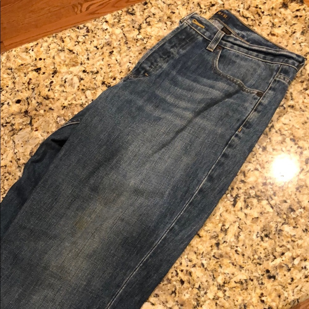 J Crew distressed jeans 34x32